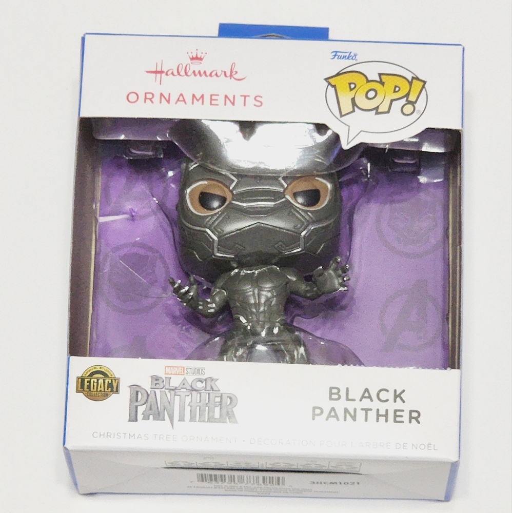 Funko Pop Hallmark Christmas Tree Ornament Marvel Black Panther